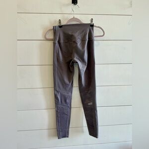 ALO Yoga Gray moto Leggings